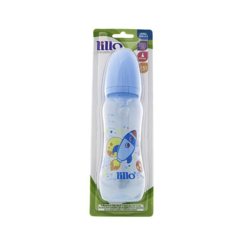 Mamadeira Lillo Sonho Azul Ortodôntica Silicone 240Ml