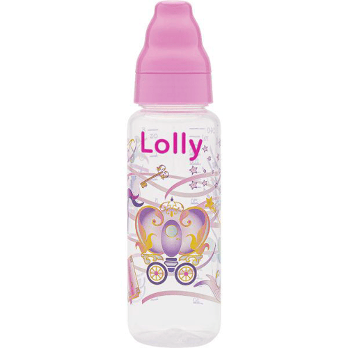 Imagem do produto Mamadeira Lolly Tip 240 Ml C136001f Redondo Rosa