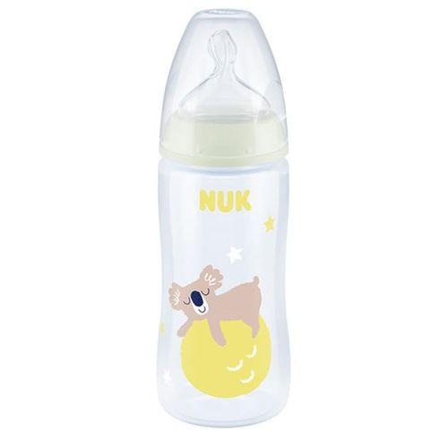 Imagem do produto Mamadeira Nuk Com Controle De Temperatura Night Azul 300Ml