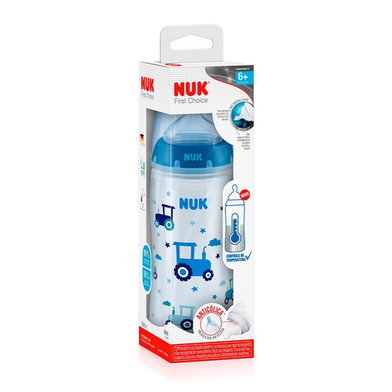 Imagem do produto Mamadeira Nuk First Choice Controle De Temperatura Tamanho 2 Boy 300Ml