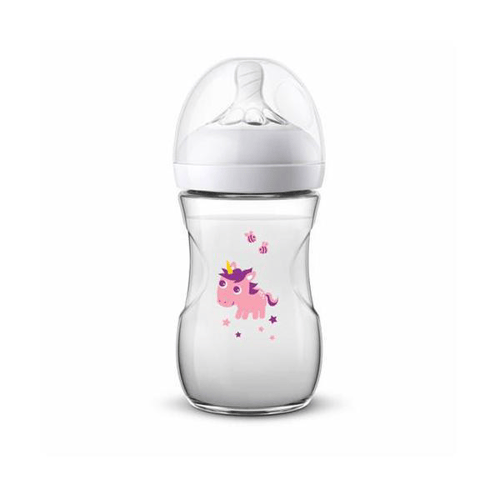 Mamadeira Philips Avent Pétala Decorada Unicórnio 260Ml