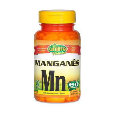 Imagem do produto Manganês Quelato Mn 60 Cápsulas Unilife