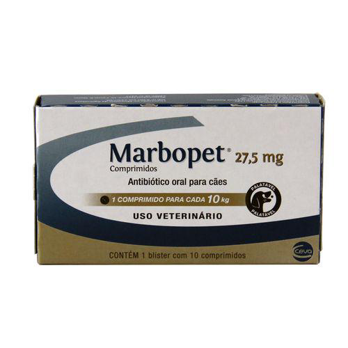 Imagem do produto Marbopet Cx. Com 10 Compr. 27,5Mg