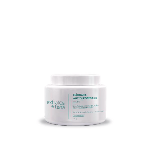 Máscara Antioleosidade 180 G Dermocosmético Vegano Extratos Da Terra