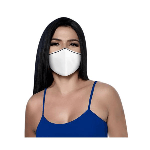Imagem do produto Máscara Antiviral Bressan Reutilizável Uso Social Branca 1 Unidade