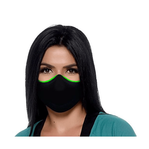 Imagem do produto Máscara Antiviral E Antibacteriana Bressan Reutilizável Preto 1 Unidade