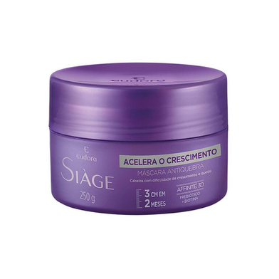 Imagem do produto Máscara Capilar Antiquebra Siàge Acelera O Crescimento Com 250G 250G