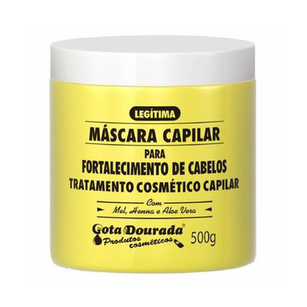 Imagem do produto Máscara Capilar Gota Dourada Para Fortalecimento Com 500G