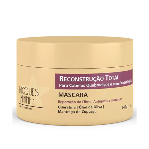 Máscara Capilar Reconstrução Total 240 G Jacques Janine *