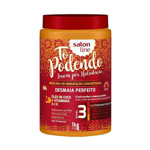 Máscara Capilar Salon Line Tô Podendo Desmaia Perfeito Com 1 Kg