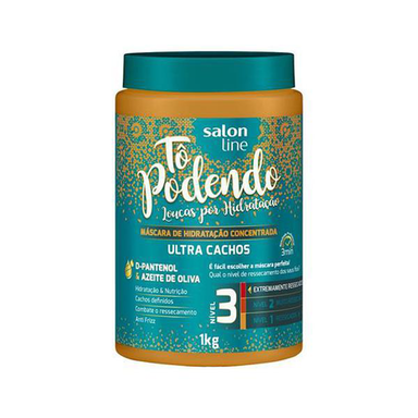 Máscara Capilar Salon Line Tô Podendo Ultra Cachos Com 1 Kg