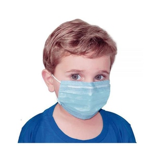 Imagem do produto Máscara Cirúrgica Descartável Dupla Camada Com Filtro Infantil Azul, Caixa Com 50 Unidades Ortho Pauher