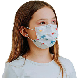 Imagem do produto Máscara Cirúrgica Infantil Spk Estampa De Estrela Tripla Camada Descartável 25 Unidades Spk Protetion