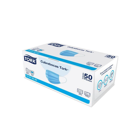 Imagem do produto Máscara Cirúrgica Tripla Tork Descartavel 50 Unidades