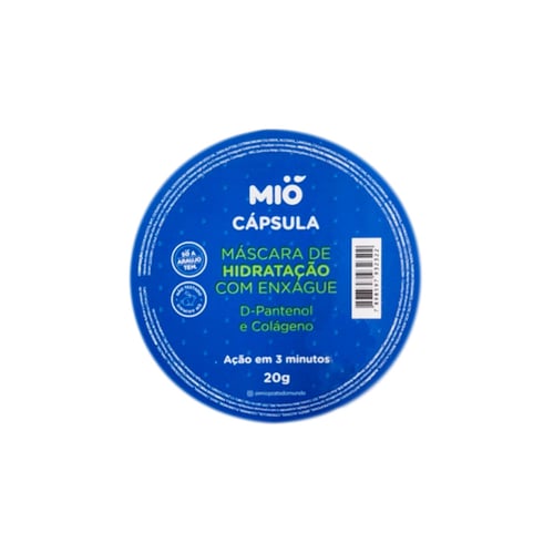 Imagem do produto Máscara De Hidratação Capilar Mió Dpantenol E Colágeno Cápsula 20G