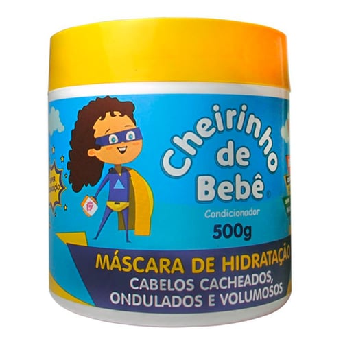 Imagem do produto Máscara De Hidratação Cheirinho De Bebê Cabelos Cacheados 500G