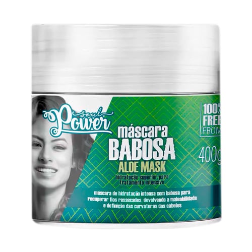 Máscara De Hidratação Soul Power Babosa Aloe Mask 400G