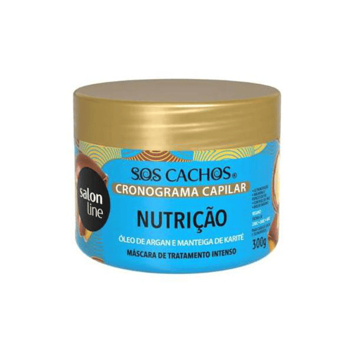 Imagem do produto Máscara De Nutrição Cronograma Capilar Sos Cachos Salon Line 300G