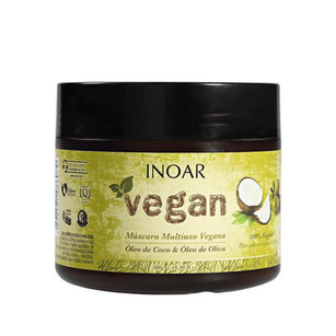 Imagem do produto Máscara De Nutrição Inoar Vegan Óleo Coco E Oliva Com 500G