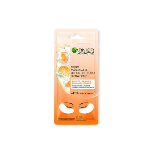 Imagem do produto Mascara De Olhos Garnier Skinactive Hidra Bomb Em Tecido Choque Gelado 1Par