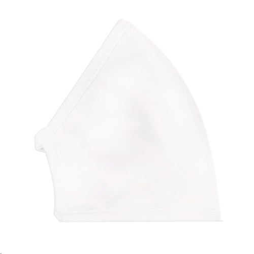 Imagem do produto Máscara De Tecido Facial Reutilizável Stamp Serigrafia Branca 1 Unidade