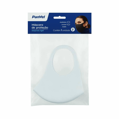 Máscara De Tecido Neoprene P Panvel Branca - PanVel Farmácias