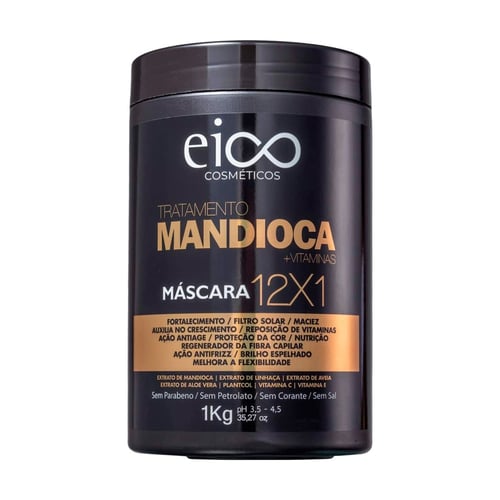 Imagem do produto Máscara De Tratamento Eico Cosméticos Mandioca + Vitamina 1Kg