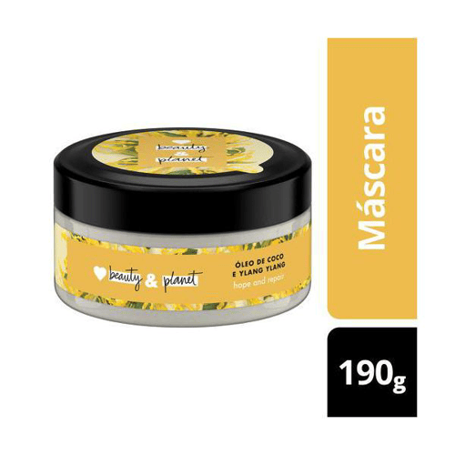 Máscara De Tratamento Love, Beauty And Planet Hope And Repair Óleo De Coco & Ylang Ylang 190G