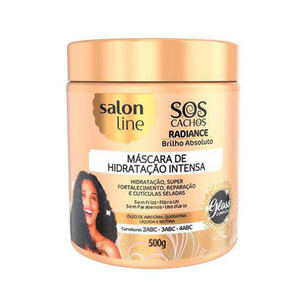 Máscara De Tratamento Salon Line Sos Hidratação Radiance Brilho Absoluto 500Ml