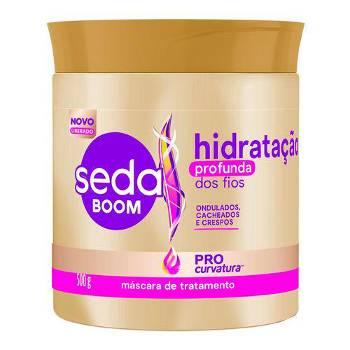 Imagem do produto Máscara De Tratamento Seda Boom Pro Curvatura Hidratação Profunda Dos Fios 500G Pote 500G