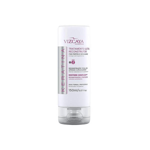 Imagem do produto Máscara De Tratamento Vizcaya Keratina Ultra Reconstrutor 150Ml