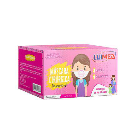 MASCARA DESC INF C/50 LUIMED ROSA
