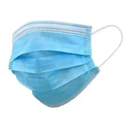 Imagem do produto Máscara Descartável Dupla Infantil Azul Medihosp 25 Unidades