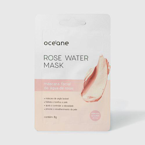 Imagem do produto Máscara Facial Com Água De Rosas Rose Water Mask 8G Océane