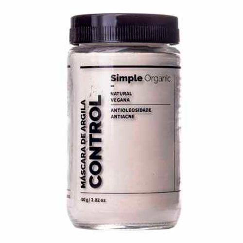 Imagem do produto Máscara Facial De Argila Simple Organic Control Com 80G