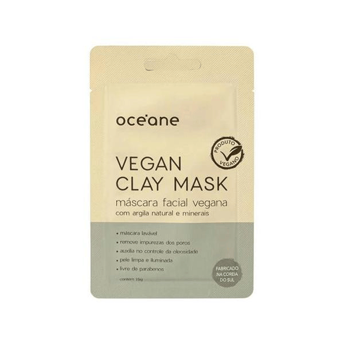 Mascara Facial Oceane Argila Vegana 1 Unidade