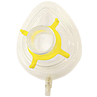 Imagem do produto Máscara Facial Para Anestesia Hudson Nr 3 Amarelo