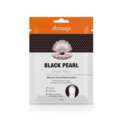 Imagem do produto Máscara Facial Regenerad Black Pearl Sheet Mask Dermage 25G