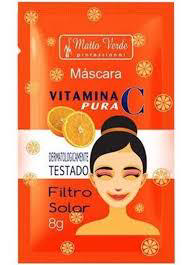 Mascara Facial Vitamina C 8G
