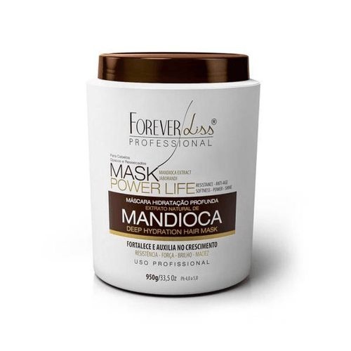Imagem do produto Máscara Hidratante De Mandioca Power Life Forever Liss 950G