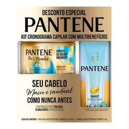 Imagem do produto Máscara Intensiva Pantene Prov Miracles Hidrata 270Ml + Shot Potencializador Pantene 15Ml 270Ml 15Ml