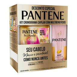 Imagem do produto Máscara Intensiva Pantene Prov Miracles Repara 270Ml + Ampola Pantene Shot Potencializador 15Ml 270Ml 15Ml