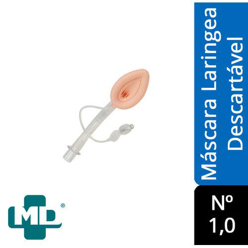Imagem do produto Máscara Laríngea De Silicone Descartável 1,0 Md