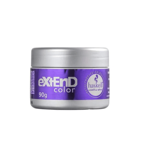 Imagem do produto Máscara Matizadora Haskell Extend Color Roxo Violet Efeito Prata 90G