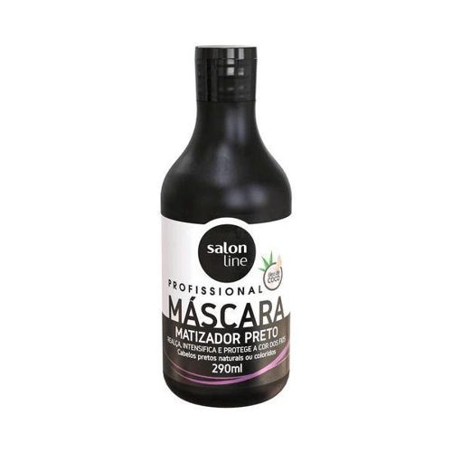 Imagem do produto Máscara Matizadora Salon Line Profissional Preta 290Ml