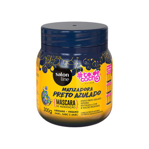 Imagem do produto Máscara Matizadora #Todecacho Preto Azulado 300G Salon Line
