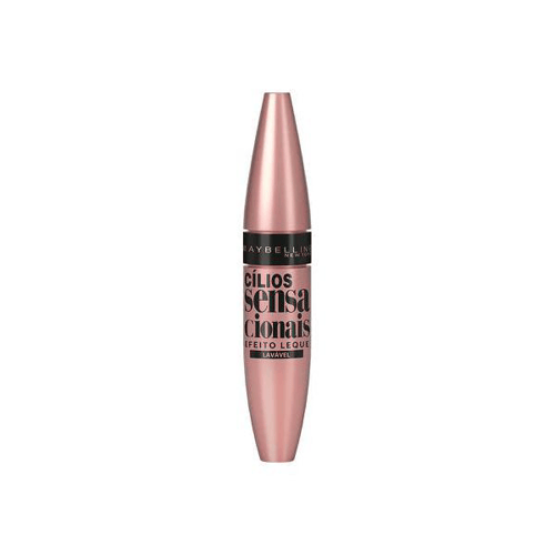 Máscara Para Cílios Maybelline Sensacionais Efeito Leque Lavável Preto Com 9Ml