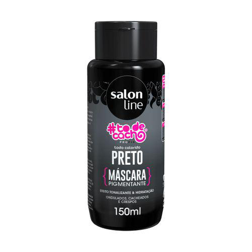 Imagem do produto Máscara Pigmentante #Todecacho Preto 150Ml Salon Line