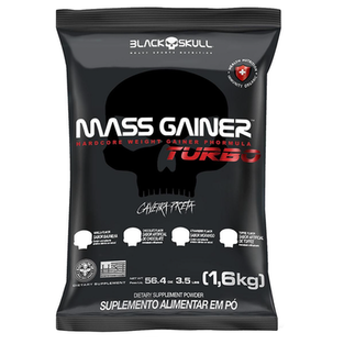 Imagem do produto Mass Gainer Turbo Refil 1,6Kg Black Skull