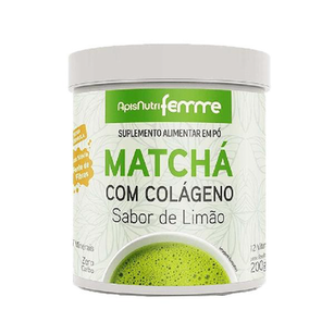 Imagem do produto Matchá Solúvel Apisnutri Sabor Limão 200G